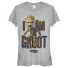 Junior’s Marvel Guardians of Galaxy Vol. 2 Groot Growl T-Shirt