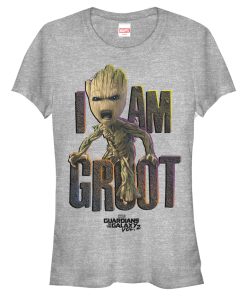 Junior’s Marvel Guardians of Galaxy Vol. 2 Groot Growl T-Shirt
