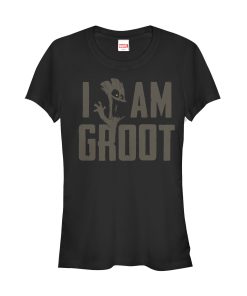 Junior’s Marvel Guardians of the Galaxy Groot Wave T-Shirt