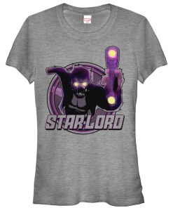 Junior’s Marvel Guardians of the Galaxy Star-Lord Weapon T-Shirt