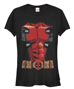 Junior’s Marvel Halloween Deadpool Costume T-Shirt