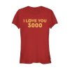 Junior’s Marvel I Love You 3000 Arc Reactor T-Shirt
