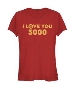Junior’s Marvel I Love You 3000 Arc Reactor T-Shirt