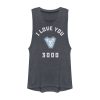 Junior’s Marvel I Love You 3000 Iron Man Reactor Festival Muscle Tee