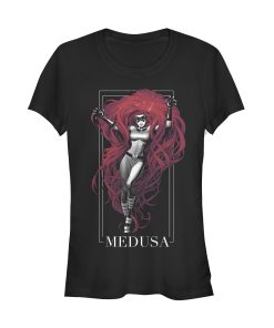 Junior’s Marvel Inhumans Medusa Frame T-Shirt