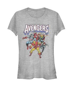 Junior’s Marvel Mightiest Heroes Avengers T-Shirt