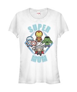 Junior’s Marvel Mother’s Day Super Mom Kawaii T-Shirt