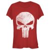 Junior’s Marvel Punisher Retro Skull Symbol T-Shirt