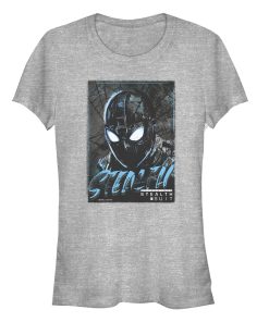 Junior’s Marvel Spider-Man Far From Home Artsy Stealth T-Shirt