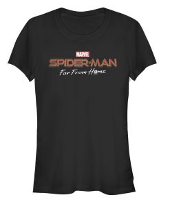 Junior’s Marvel Spider-Man Far From Home Classic Logo T-Shirt