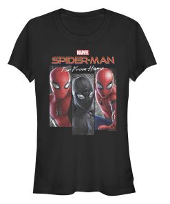 Junior’s Marvel Spider-Man Far From Home Every Suit T-Shirt