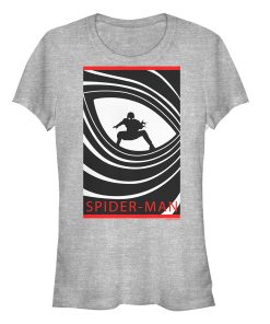 Junior’s Marvel Spider-Man Far From Home Eye Swirl T-Shirt