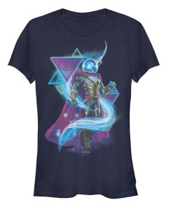 Junior’s Marvel Spider-Man Far From Home Mysterio Swirl T-Shirt