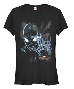 Junior’s Marvel Spider-Man Far From Home Shadow T-Shirt
