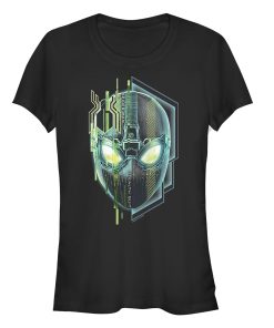 Junior’s Marvel Spider-Man Far From Home Techy Mask T-Shirt