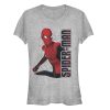 Junior’s Marvel Spider-Man Far From Home Web Coordinates T-Shirt