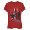 Junior’s Marvel Spider-Man Far From Home Web Frame T-Shirt