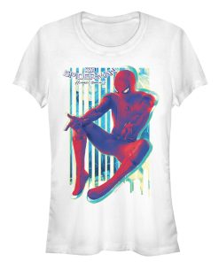 Junior’s Marvel Spider-Man Homecoming Artistic Print T-Shirt