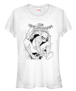 Junior’s Marvel Spider-Man Homecoming Crash T-Shirt