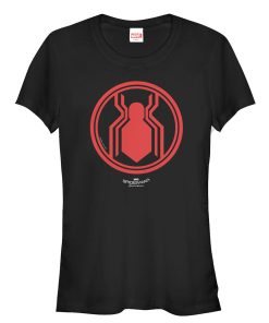 Junior’s Marvel Spider-Man Homecoming Droney Logo T-Shirt