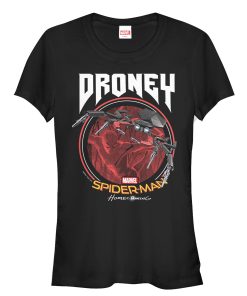 Junior’s Marvel Spider-Man Homecoming Droney T-Shirt