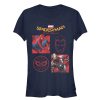 Junior’s Marvel Spider-Man Homecoming Four Square T-Shirt