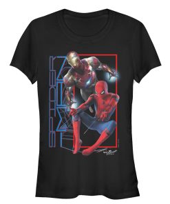Junior’s Marvel Spider-Man Homecoming Frame T-Shirt