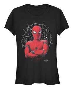 Junior’s Marvel Spider-Man Homecoming Grumpy Spidey T-Shirt