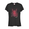 Junior’s Marvel Spider-Man Homecoming Logo Web T-Shirt