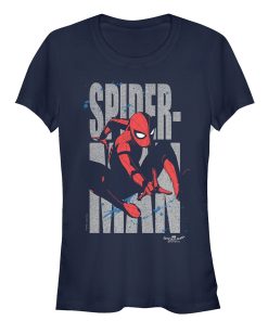 Junior’s Marvel Spider-Man Homecoming Name T-Shirt