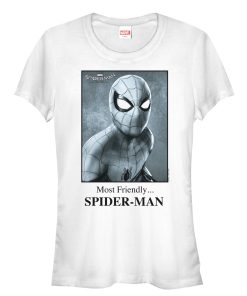 Junior’s Marvel Spider-Man Homecoming Photo T-Shirt