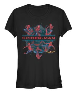 Junior’s Marvel Spider-Man Homecoming Poses T-Shirt