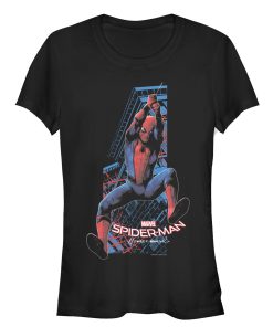 Junior’s Marvel Spider-Man Homecoming Swing T-Shirt