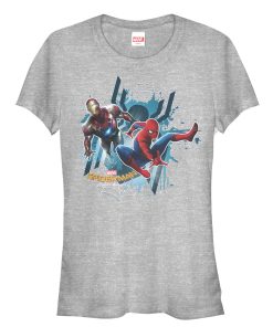 Junior’s Marvel Spider-Man Homecoming Teamwork T-Shirt