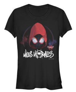 Junior’s Marvel Spider-Man Into the Spider-Verse Hooded Miles T-Shirt