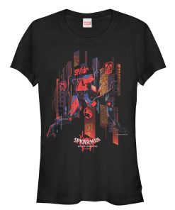 Junior’s Marvel Spider-Man Into the Spider-Verse Invisible T-Shirt