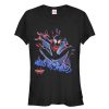 Junior’s Marvel Spider-Man Into the Spider-Verse Miles Graffiti T-Shirt