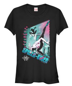 Junior’s Marvel Spider-Man Into the Spider-Verse Modern Spider-Gwen T-Shirt