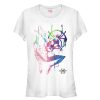 Junior’s Marvel Spider-Man Into the Spider-Verse Rainbow Watercolor T-Shirt