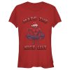 Junior’s Marvel Spider-Man Made The Nice List Santa Hat T-Shirt