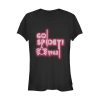 Junior’s Marvel Spider-Man Neon Light Logo T-Shirt