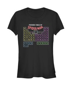 Junior’s Marvel Spider-Man Periodic Table T-Shirt