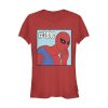 Junior’s Marvel Spider-Man #tehe Giggle T-Shirt