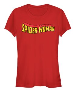 Junior’s Marvel Spider-Woman Logo T-Shirt