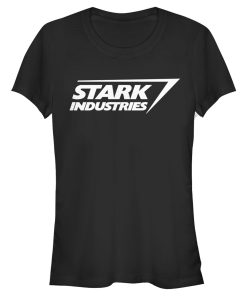 Junior’s Marvel Stark Industries Iron Man Logo T-Shirt