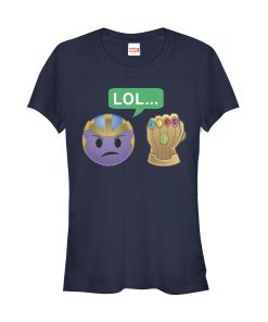 Junior’s Marvel Thanos Infinity Gauntlet Emoji T-Shirt