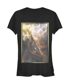 Junior’s Marvel Thor Lightning Frame T-Shirt