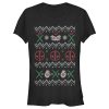 Junior’s Marvel Ugly Christmas Deadpool T-Shirt