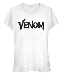 Junior’s Marvel Venom Film Contagious Logo T-Shirt