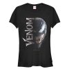 Junior’s Marvel Venom Film Split Portrait T-Shirt